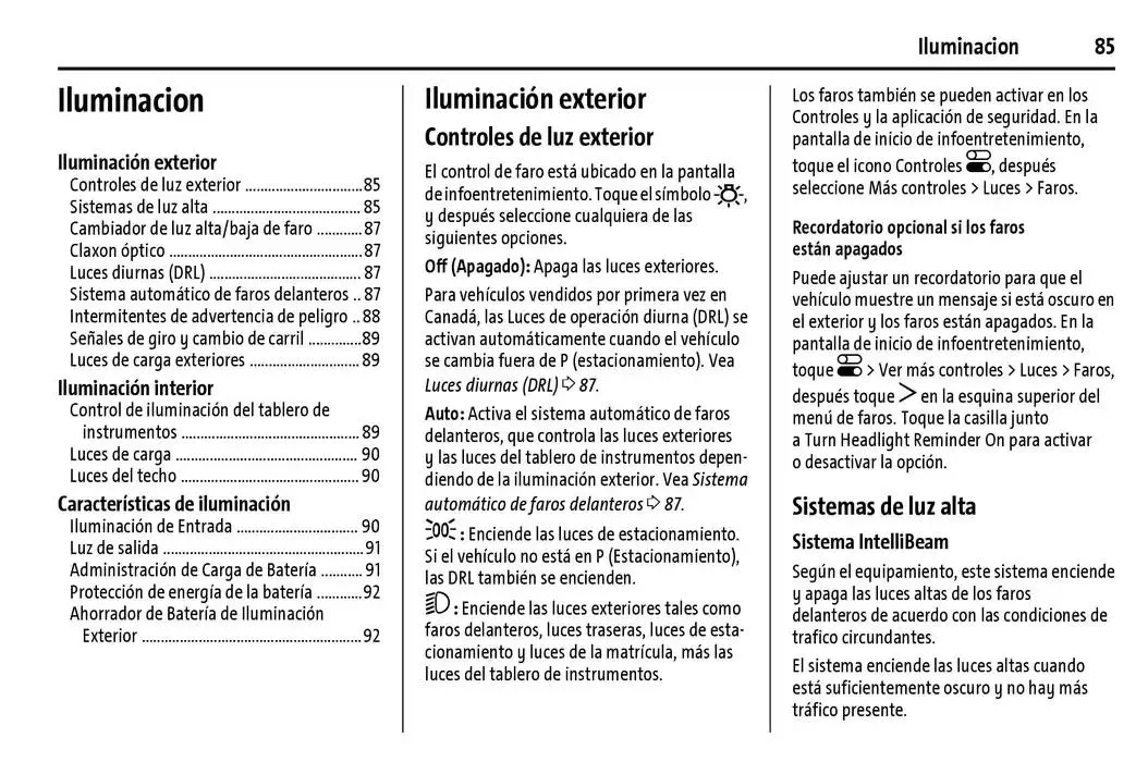 Catálogo de BrightDrop 400 Y BrightDrop 600 Manual del propietario 22 de enero al 31 de diciembre 2025 - Pagina 86