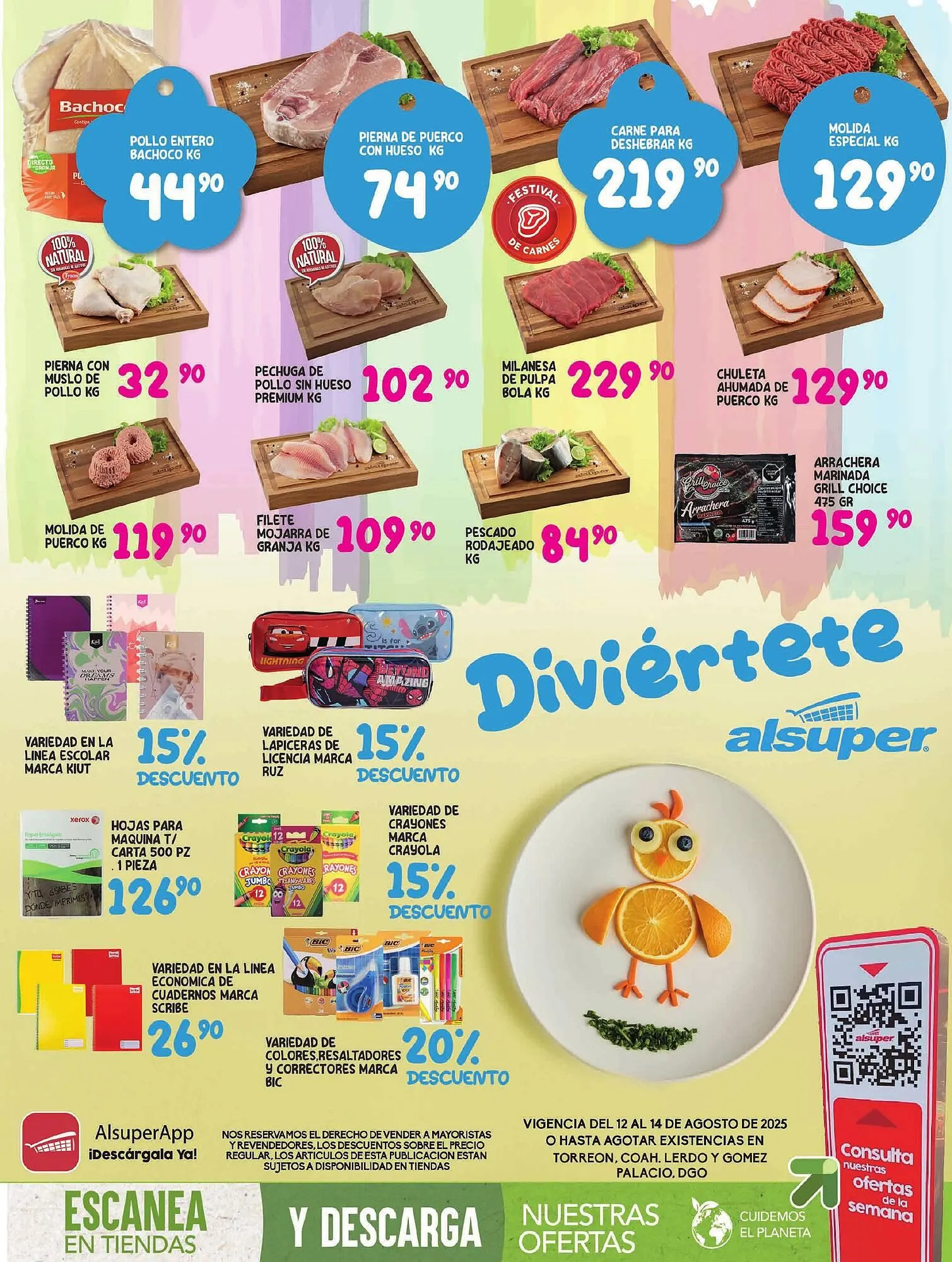 Catálogo de Catálogo Alsuper 12 de agosto al 14 de agosto 2025 - Pagina 1