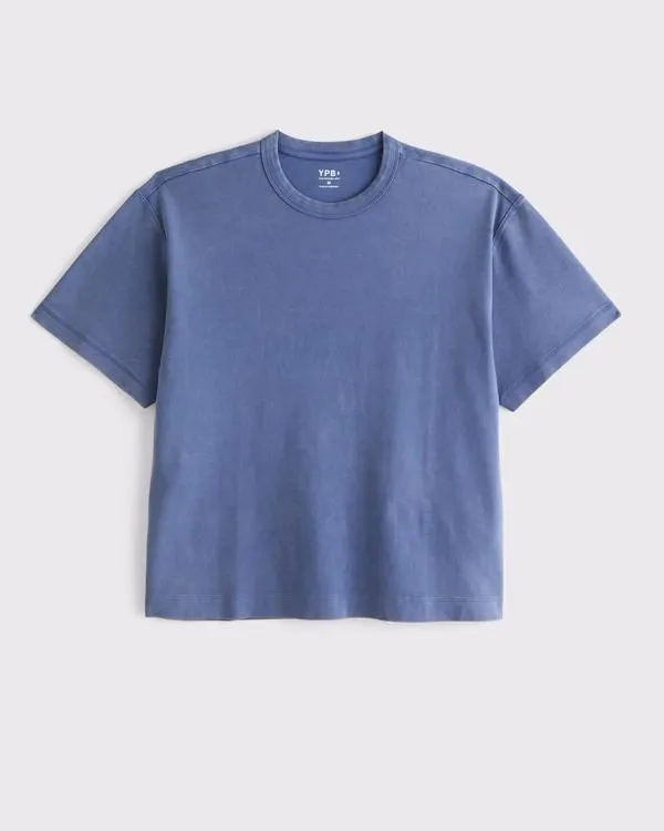 YPB Active Cropped Heavyweight Cotton Tee