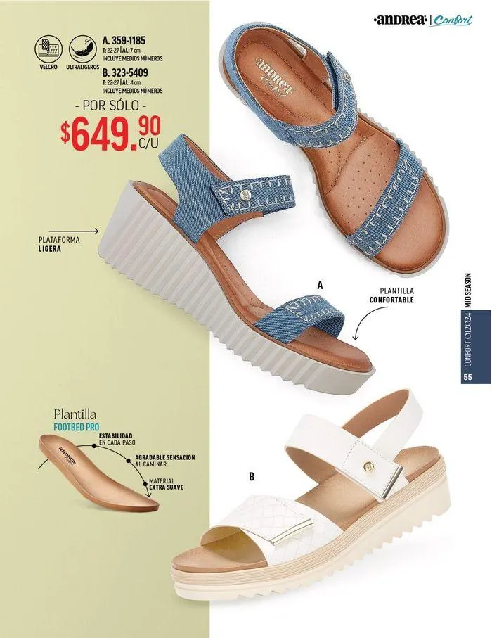 Catálogo de ANDREA - CALZADO CONFORT 26 de agosto al 25 de enero 2025 - Pagina 52