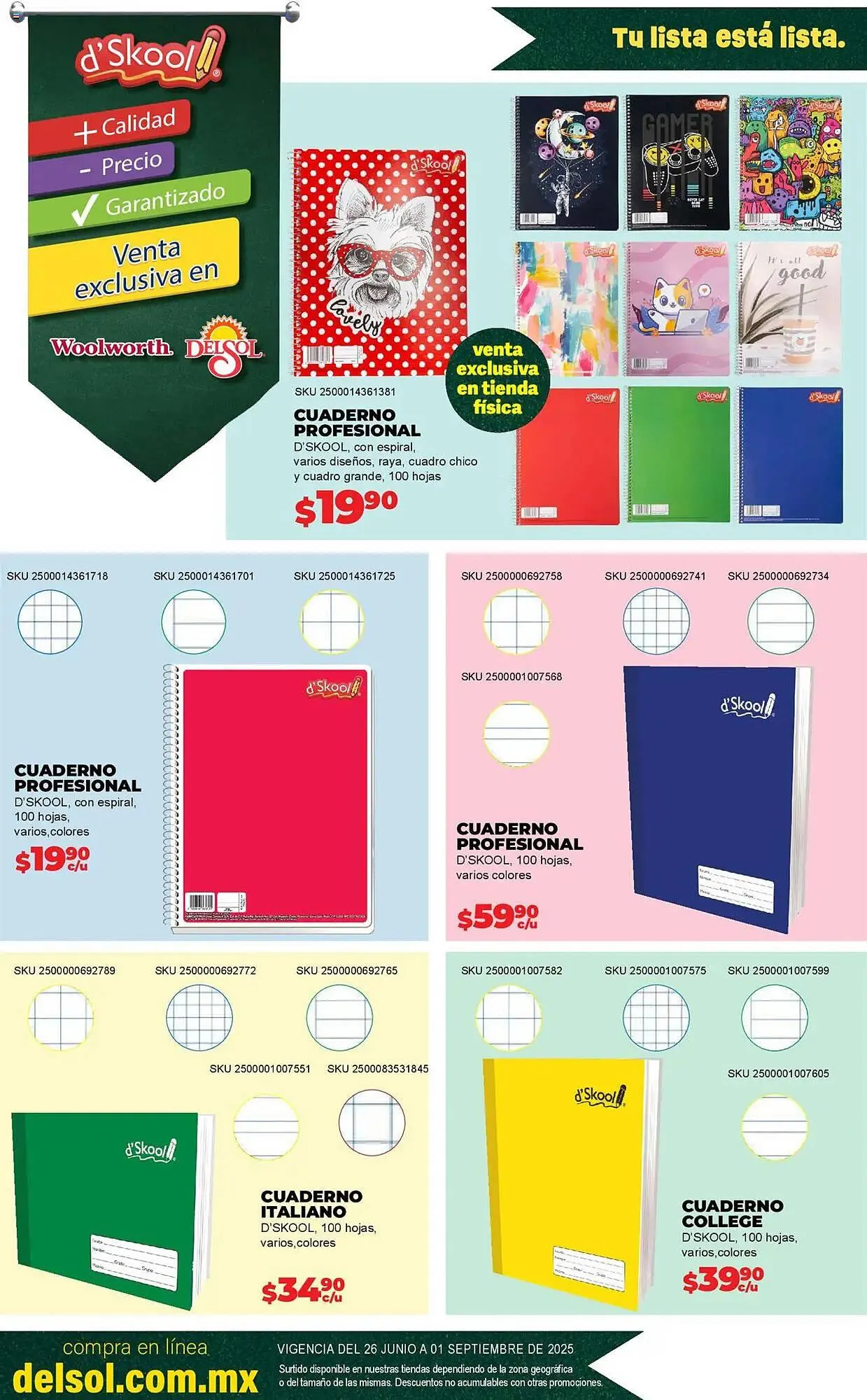 Catálogo de Catálogo Woolworth 26 de junio al 2 de septiembre 2025 - Pagina 25