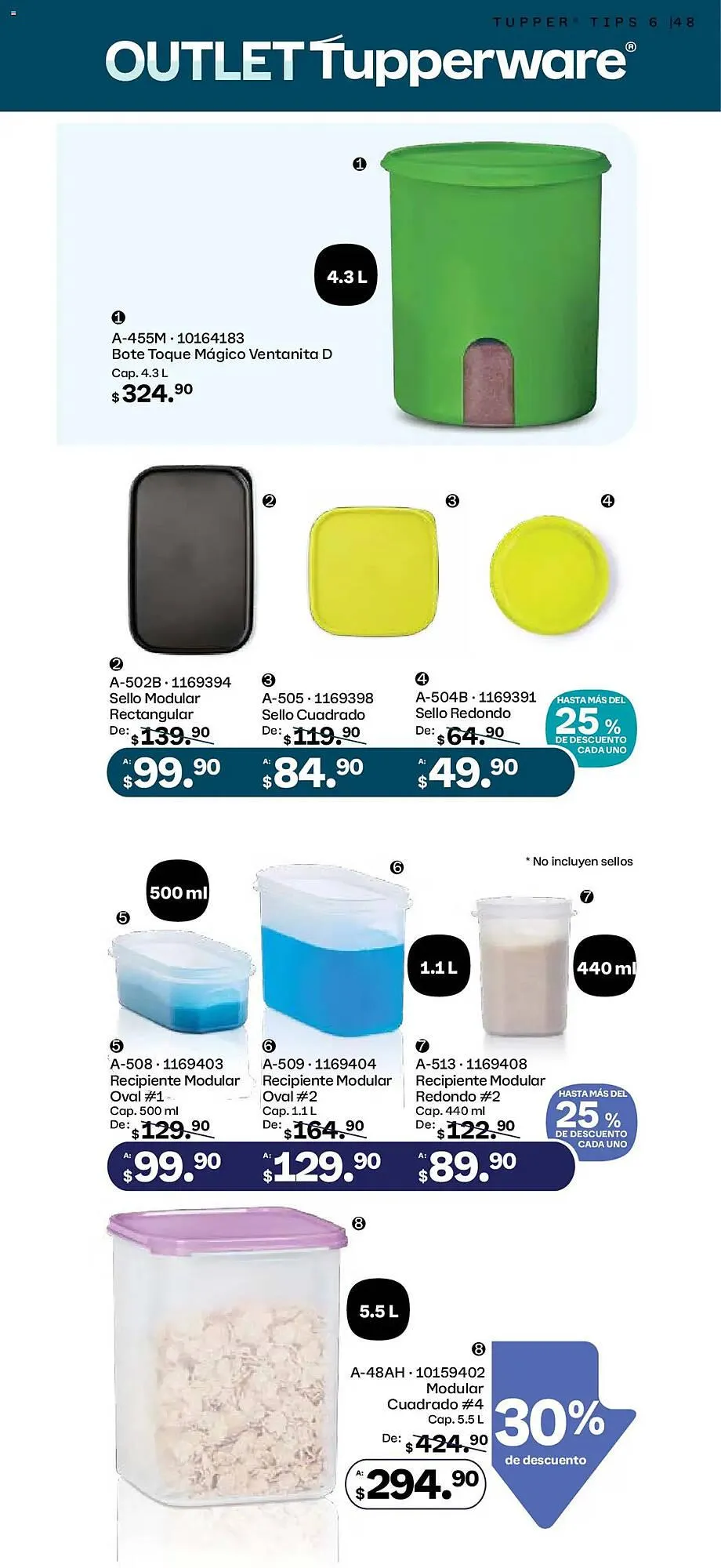 Catálogo de Catálogo Tupperware 19 de mayo al 16 de junio 2025 - Pagina 48