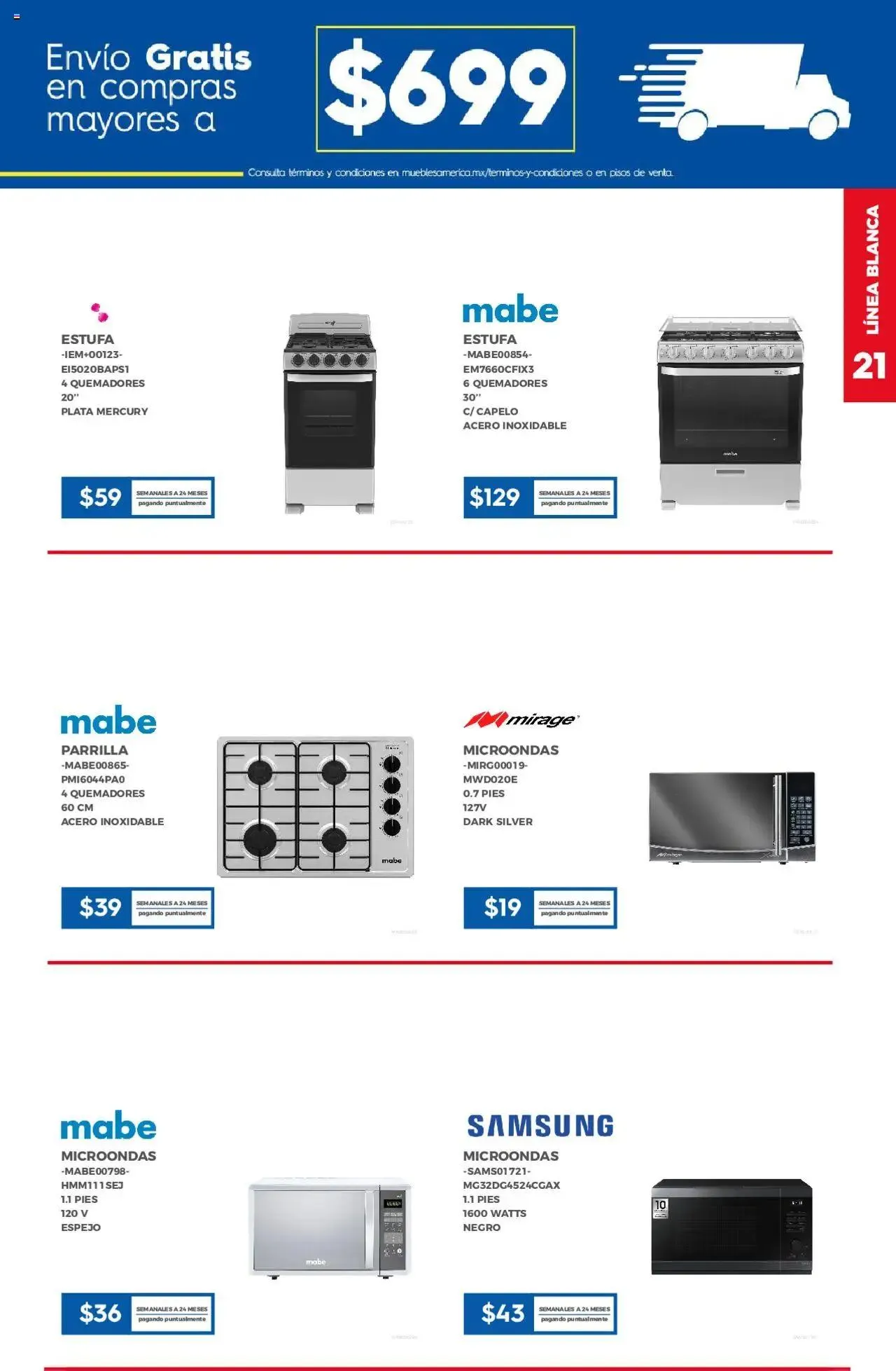 Catálogo de Muebles America catálogo Primavera 11 de febrero al 10 de mayo 2025 - Pagina 21