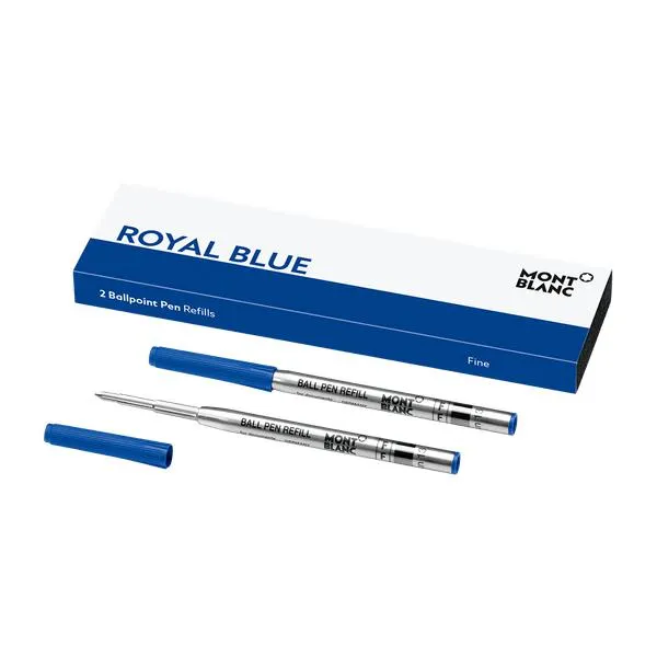 2 recambios para bolígrafo (F), Royal Blue