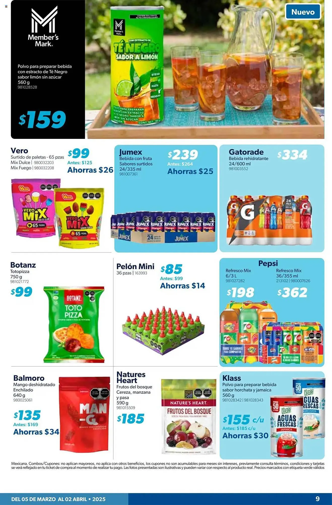 Catálogo de Catálogo Sam's Club 5 de marzo al 2 de abril 2025 - Pagina 9