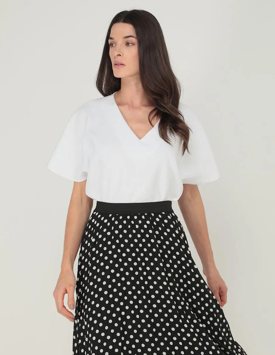 Blusa Contempo manga corta para mujer