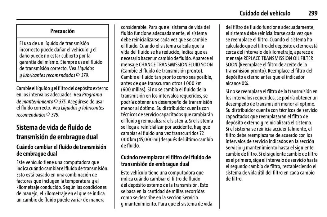 Catálogo de Chevrolet Corvette Stingray Manual del propietario 22 de enero al 31 de diciembre 2025 - Pagina 300