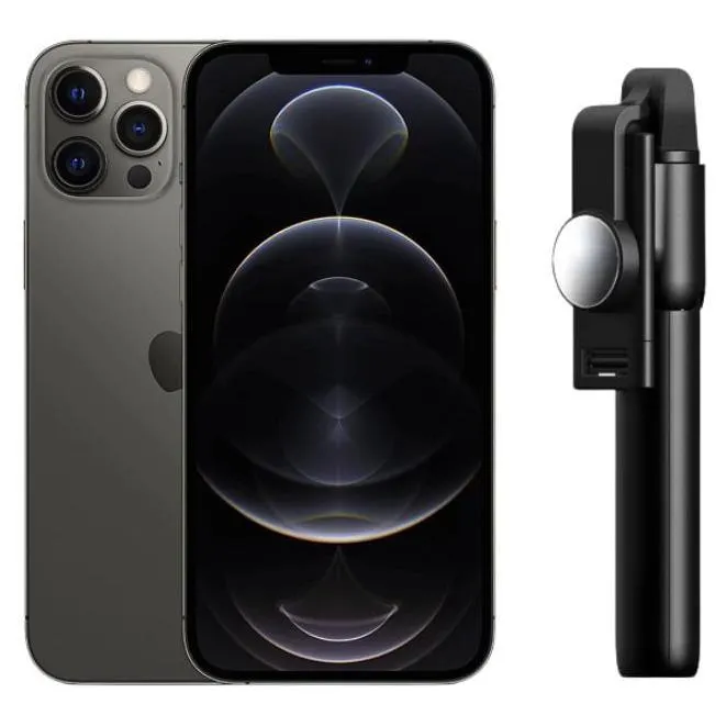 iPhone 12 Pro Max Reacondicionado 512gb Gris + Bastón Bluetooth