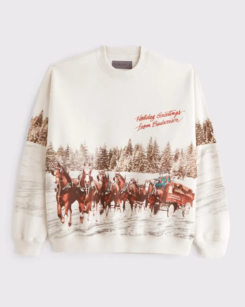 Budweiser Graphic Crew Sweatshirt