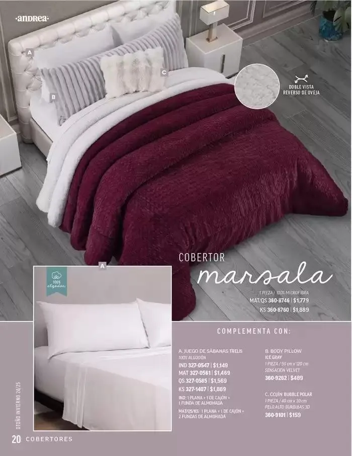 Catálogo de ANDREA - ANDREA HOME 26 de agosto al 25 de enero 2025 - Pagina 48