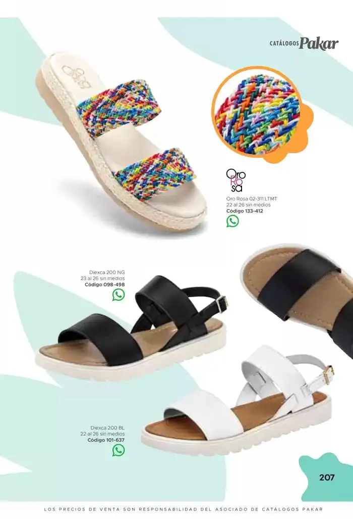Catálogo de Pakar Sandalia 31 de enero al 31 de mayo 2025 - Pagina 207