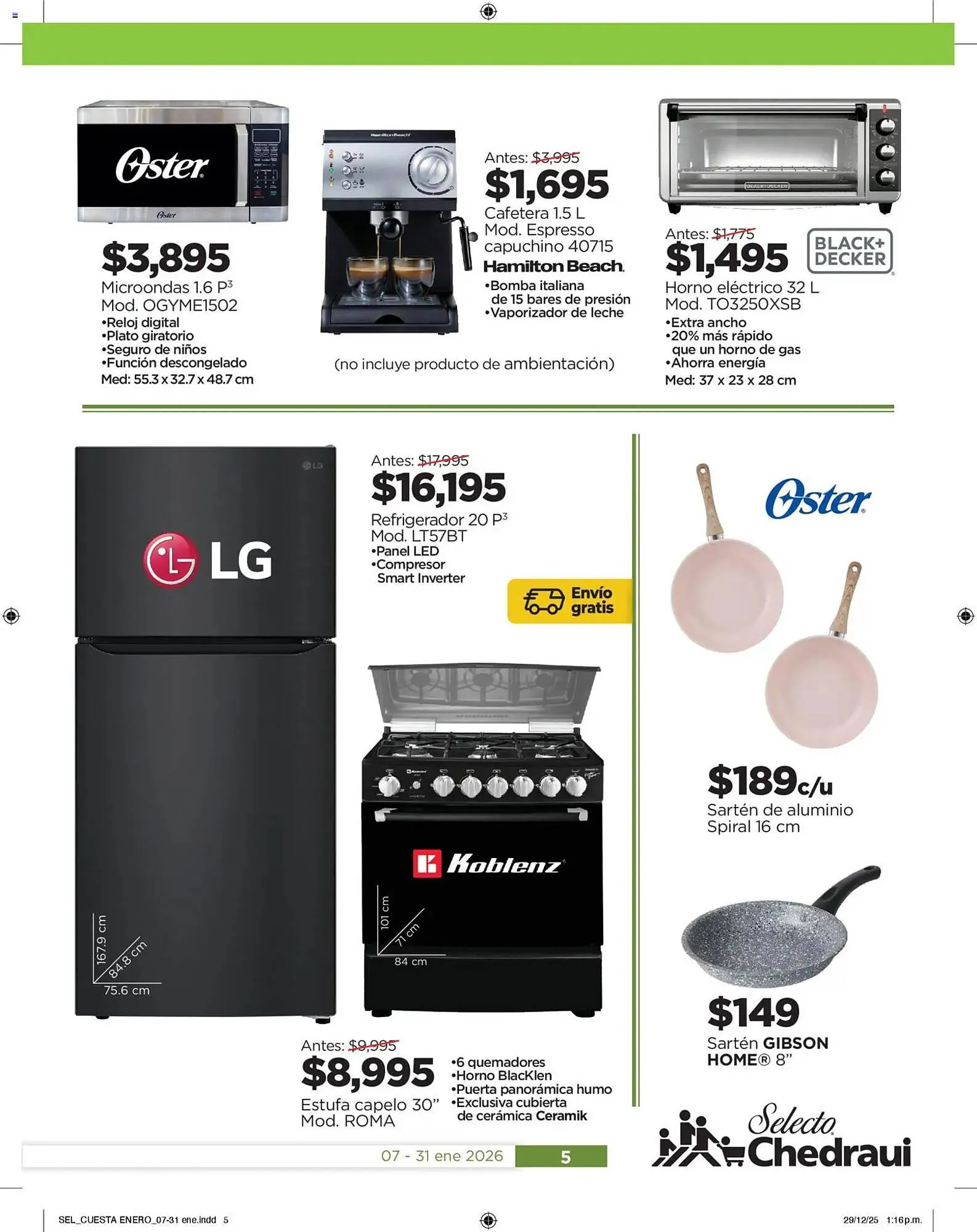 Catálogo de Folleto Chedraui 7 de enero al 1 de febrero 2026 - Pagina 5