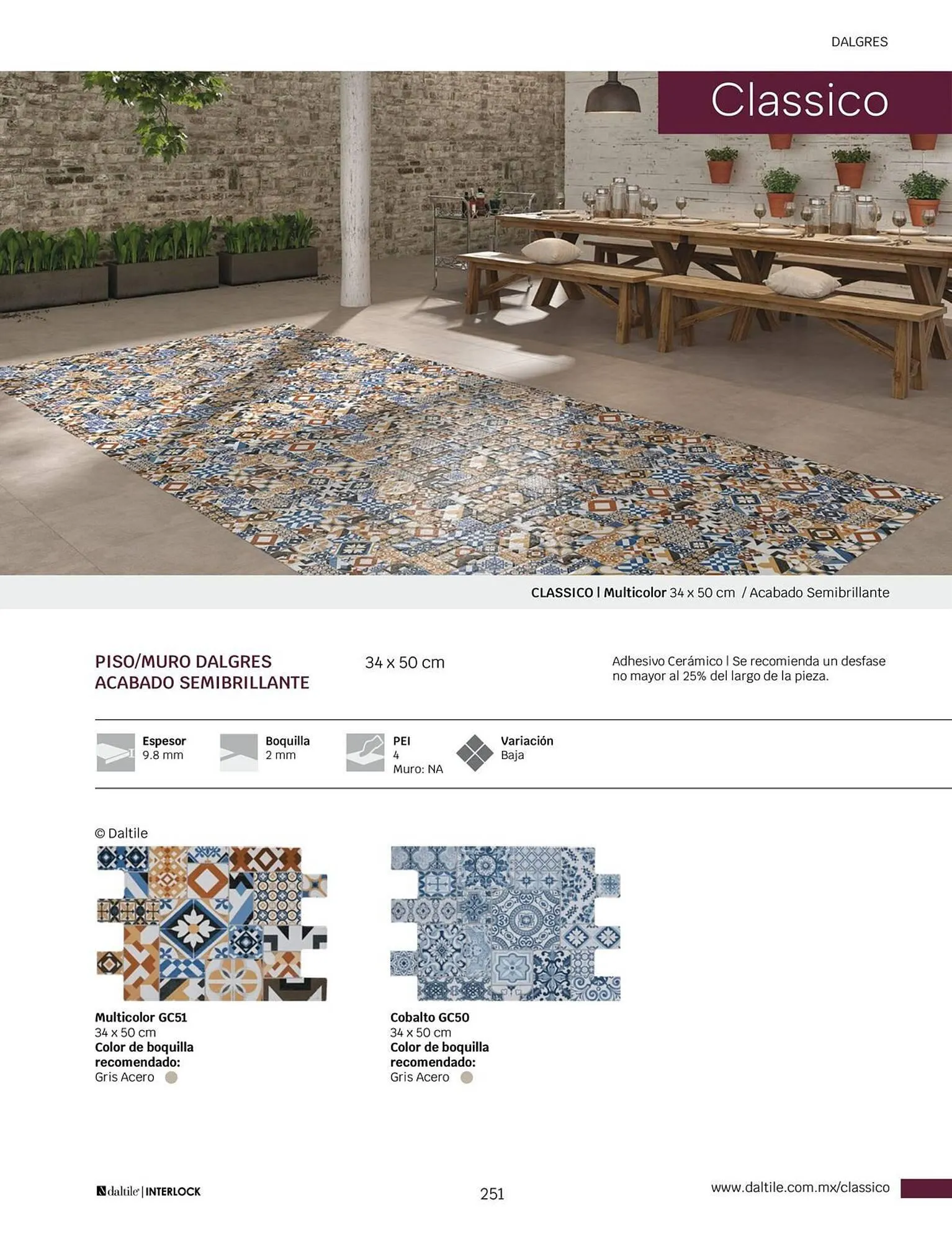 Catálogo de Catálogo Daltile 1 de enero al 31 de diciembre 2024 - Pagina 251