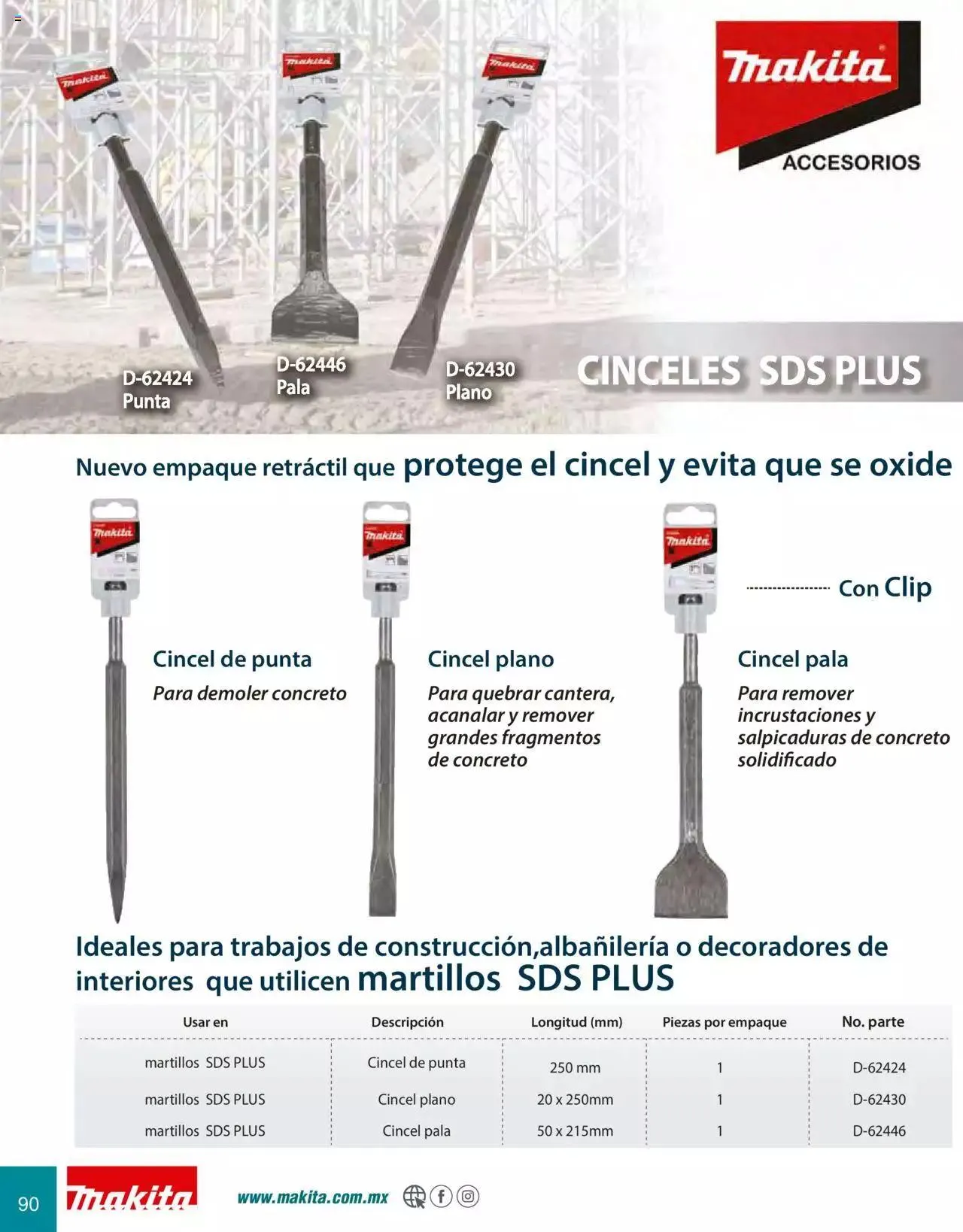 Catálogo de Makita Ofertas Accesorios 5 de septiembre al 31 de diciembre 2023 - Pagina 90