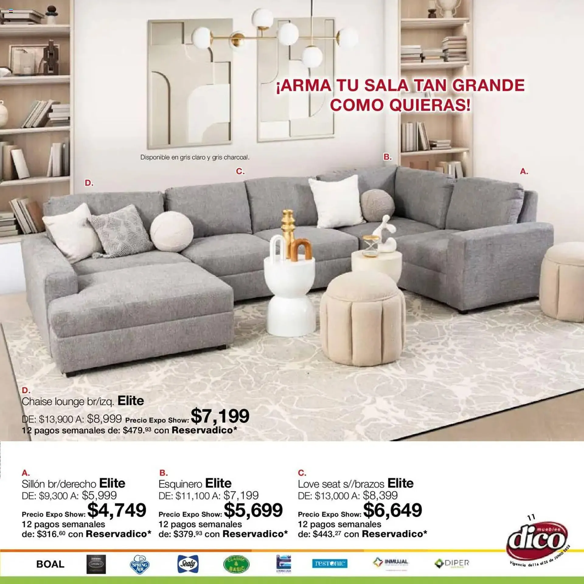 Catálogo de Catálogo Muebles Dico 12 de junio al 25 de junio 2025 - Pagina 11