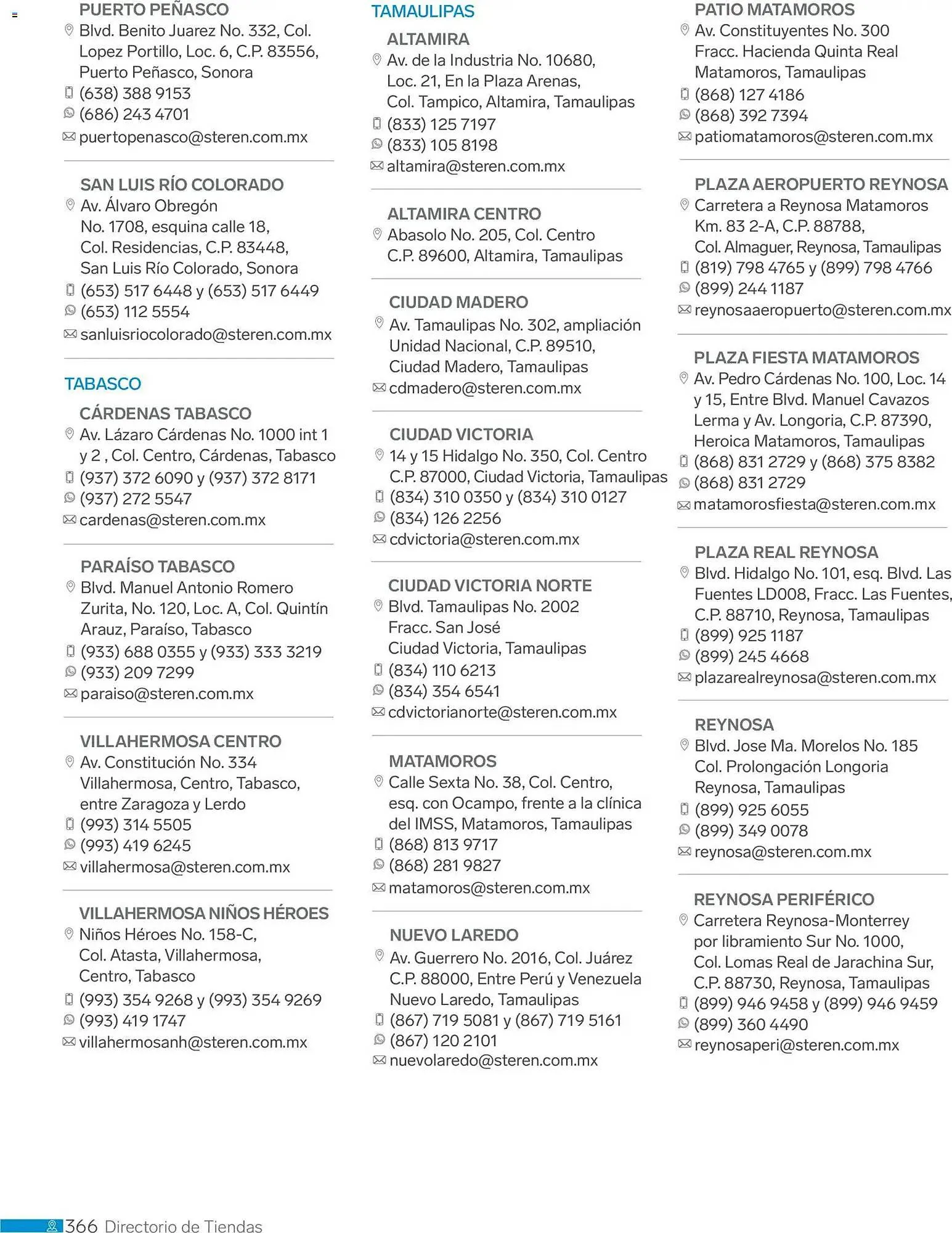 Catálogo de Catálogo Steren 1 de enero al 1 de enero 2027 - Pagina 378