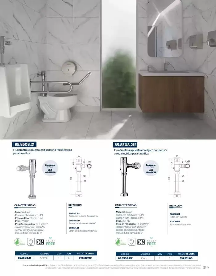 Catálogo de Catálogo Residencial 2025 28 de febrero al 28 de febrero 2026 - Pagina 325
