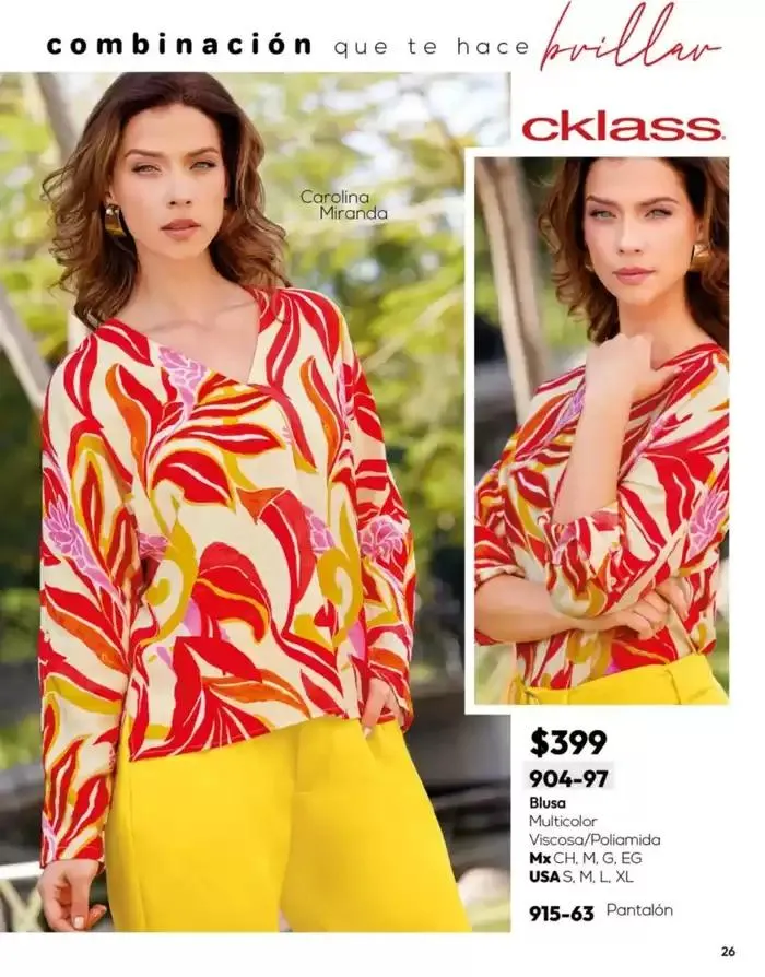 Catálogo de Catálogo Cklass Ropa Complemento de Verano 2025 México 1 de marzo al 30 de septiembre 2025 - Pagina 27