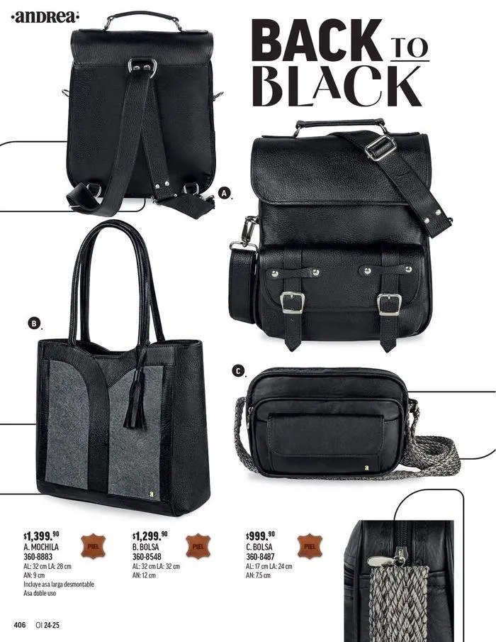 Catálogo de ANDREA - BOLSAS Y ACCESORIOS 26 de agosto al 25 de enero 2025 - Pagina 12