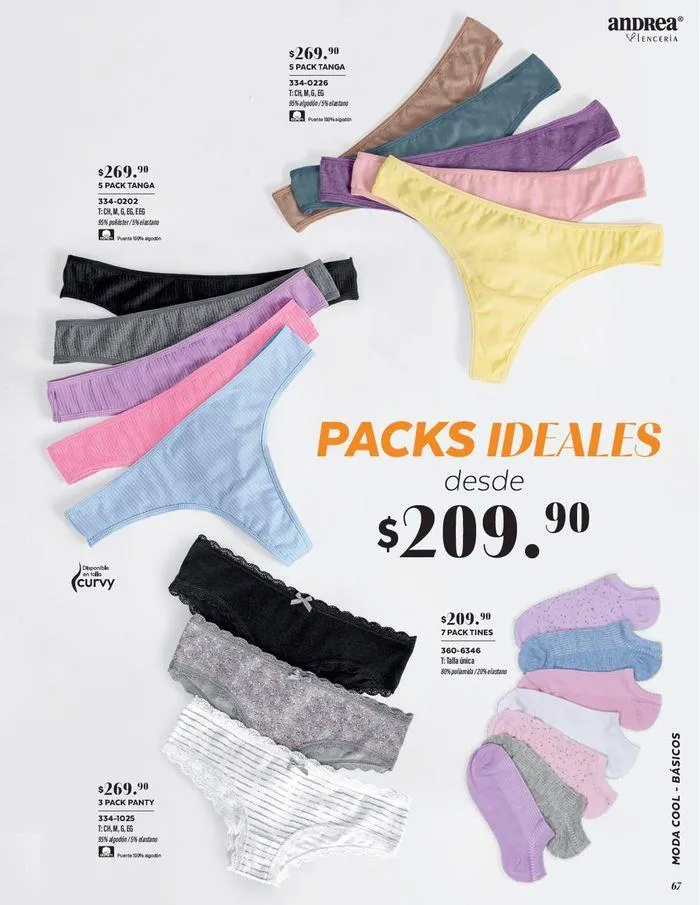 Catálogo de ANDREA - LENCERIA & VESTIR INTERIOR 26 de agosto al 25 de enero 2025 - Pagina 87