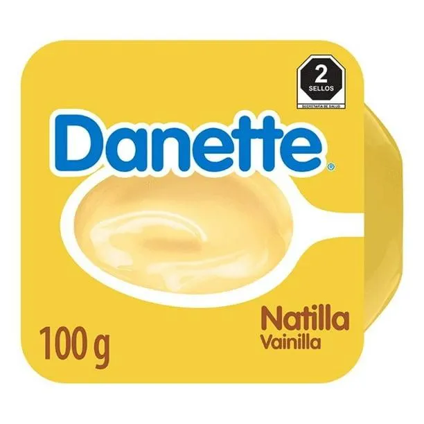 Natilla Danette sabor vainilla 100 g