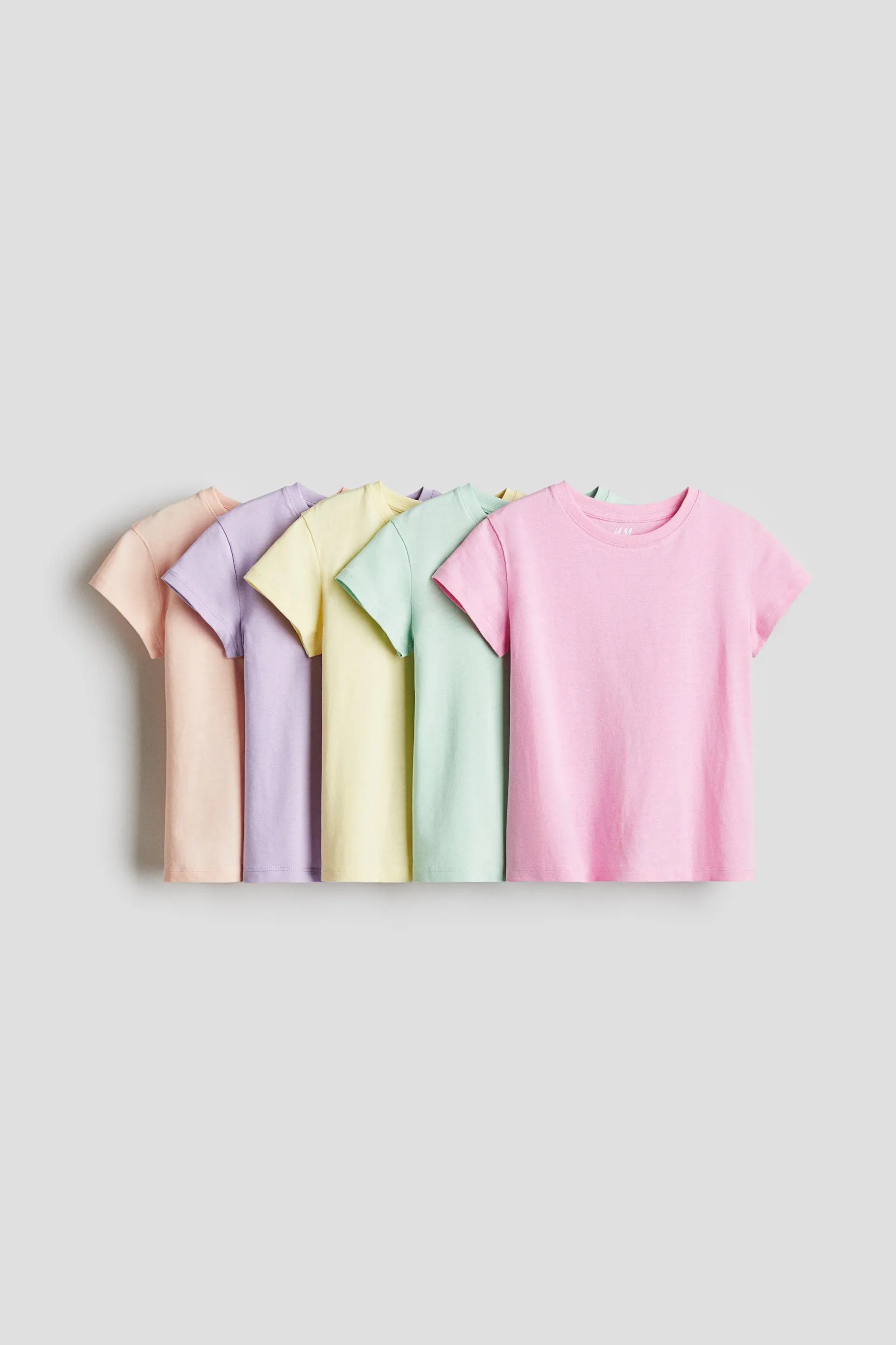 5-pack de playeras de algodón