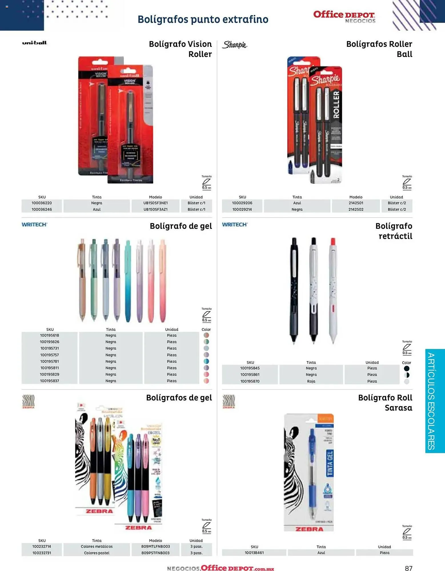 Catálogo de Catálogo Office Depot 12 de enero al 1 de enero 2027 - Pagina 89