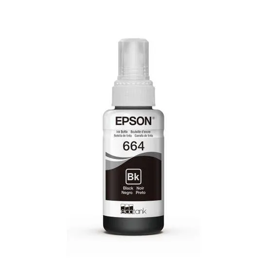 Botella de Tinta Epson Ecofit Color Negro T664