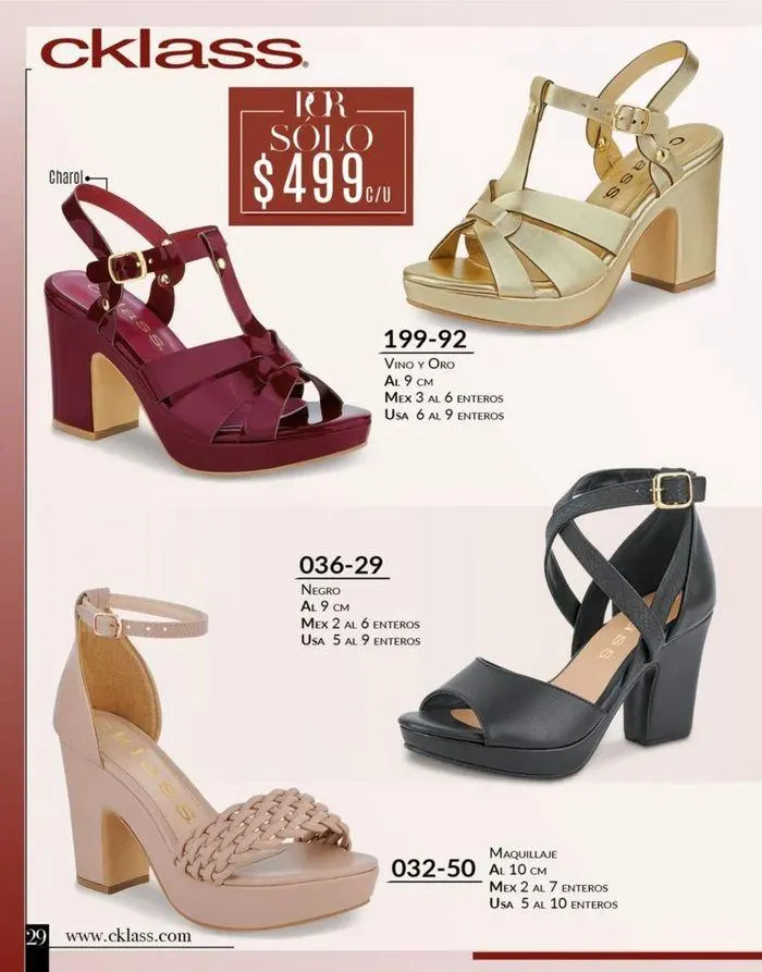 Catálogo de Cklass Calzado Dama Otoño-Invierno 30 de agosto al 31 de enero 2025 - Pagina 62