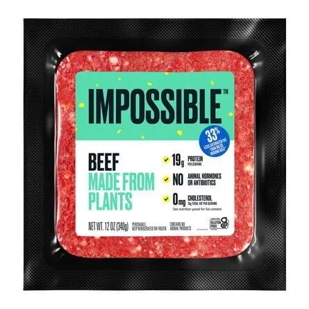 Carne Molida Base de Plantas Impossible Foods