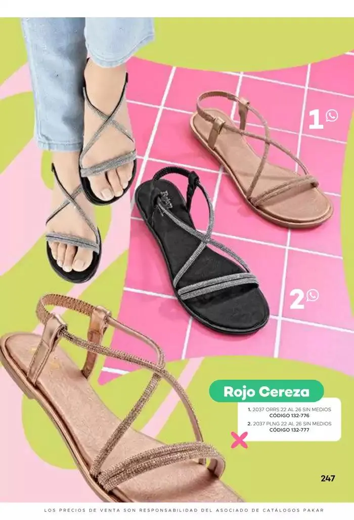 Catálogo de Pakar Sandalia 31 de enero al 31 de mayo 2025 - Pagina 247