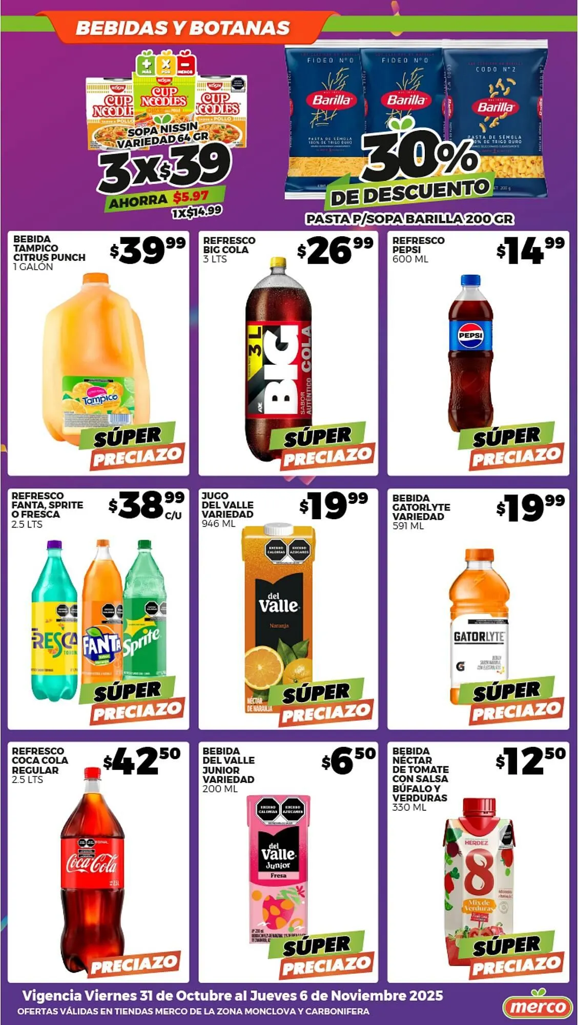 Catálogo de Folleto Merco 31 de octubre al 6 de noviembre 2025 - Pagina 12