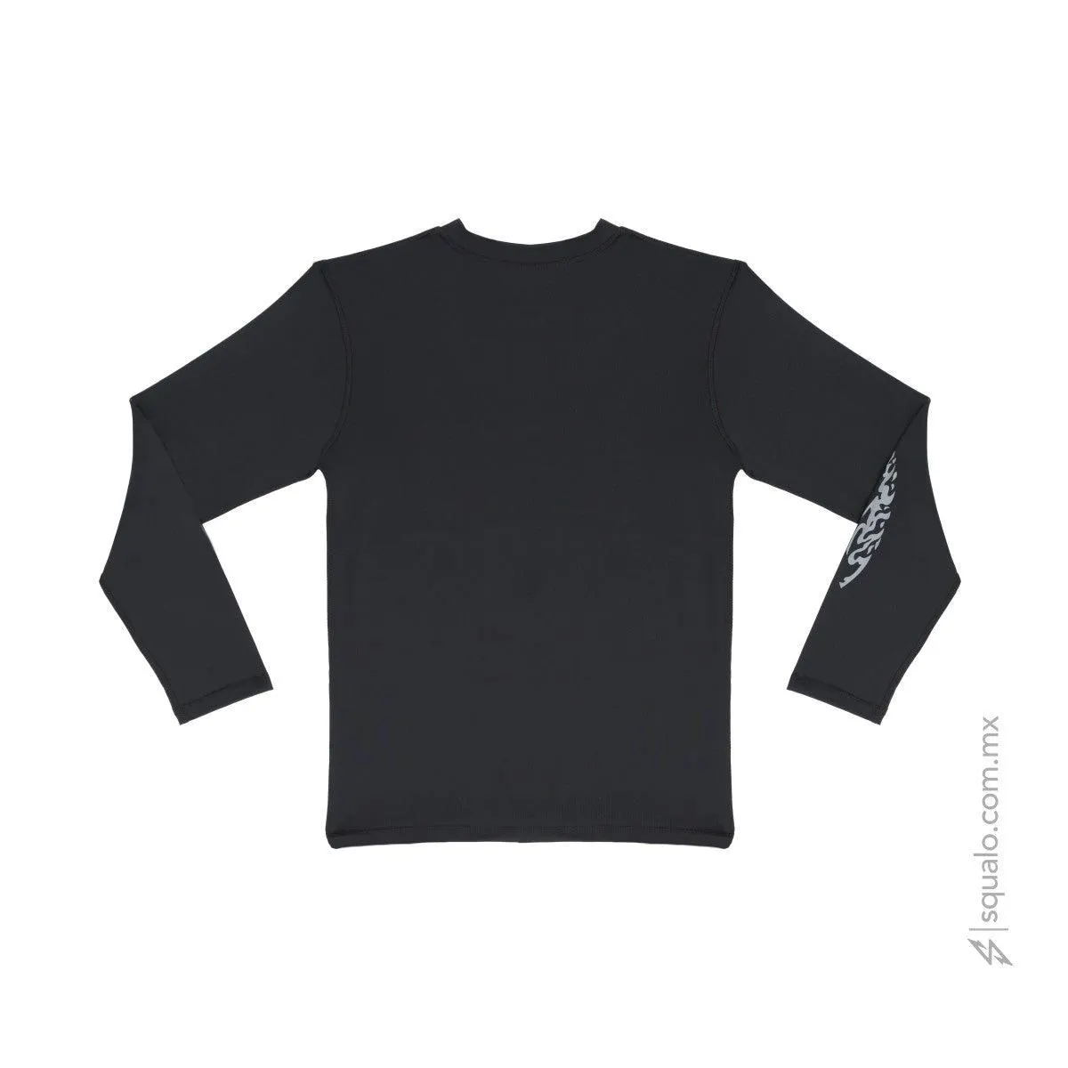 Rashguard Fuego Corte Ajustado Negro