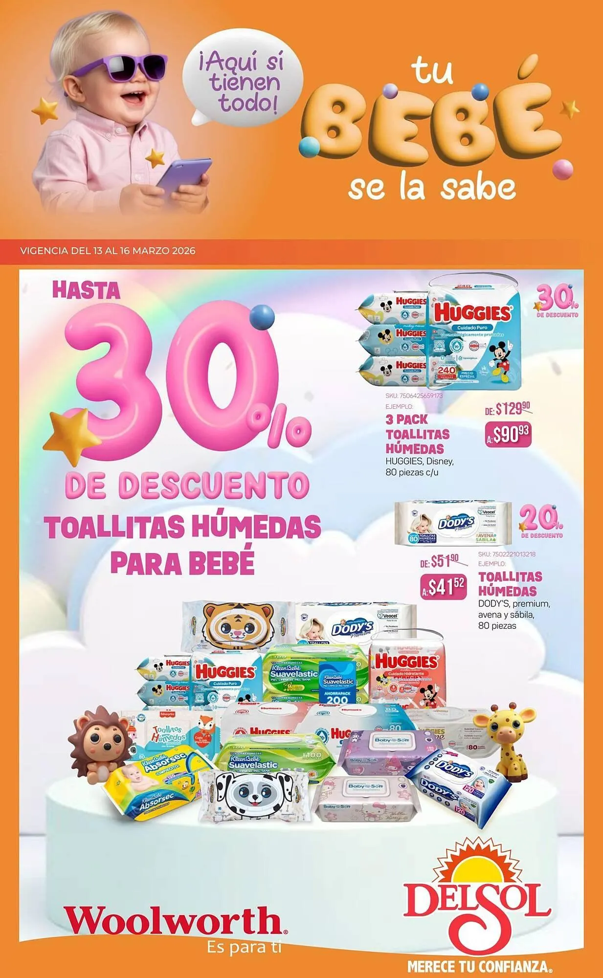 Catálogo de Folleto DelSol 13 de marzo al 16 de marzo 2026 - Pagina 1