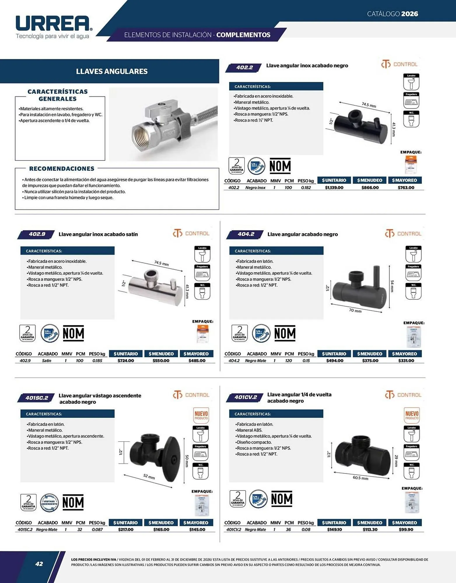 Catálogo de Catálogo Urrea 24 de abril al 31 de diciembre 2026 - Pagina 44
