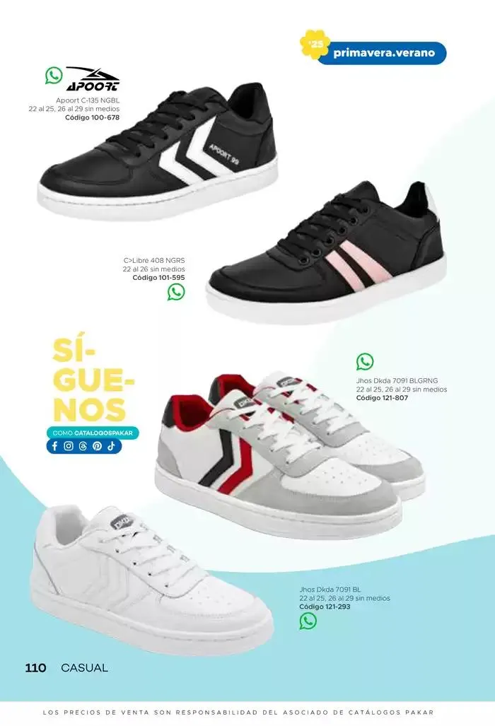Catálogo de Pakar Casual 31 de enero al 31 de agosto 2025 - Pagina 110