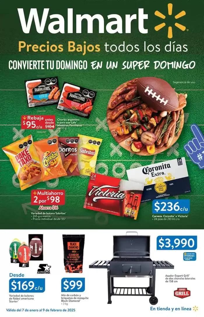 Catálogo de Walmart - Superbowl 7 de enero al 9 de febrero 2025 - Pagina 1