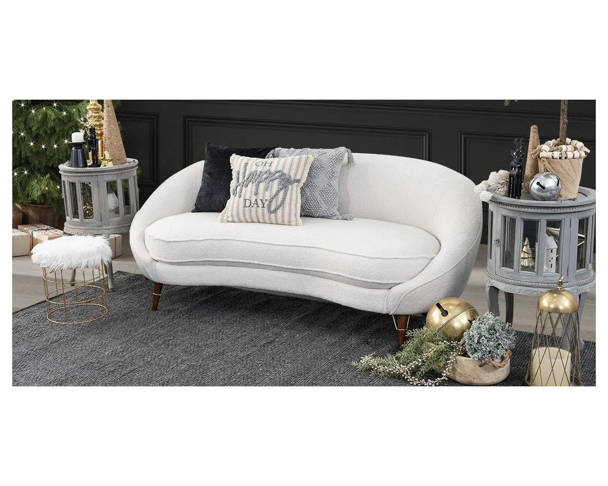 Sofá 3 Plazas Abrassi Beige