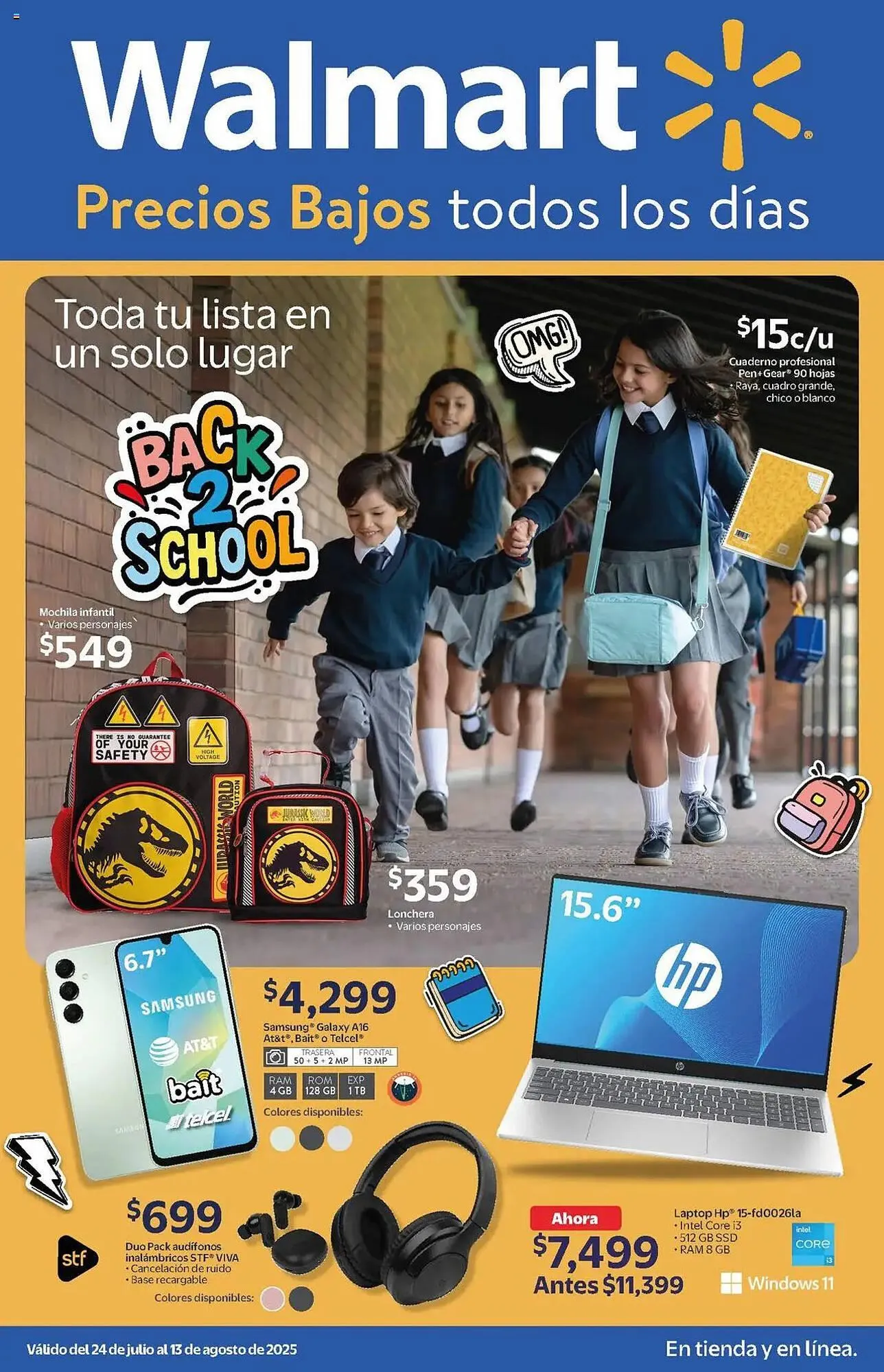 Catálogo de Catálogo Walmart 24 de julio al 14 de agosto 2025 - Pagina 1