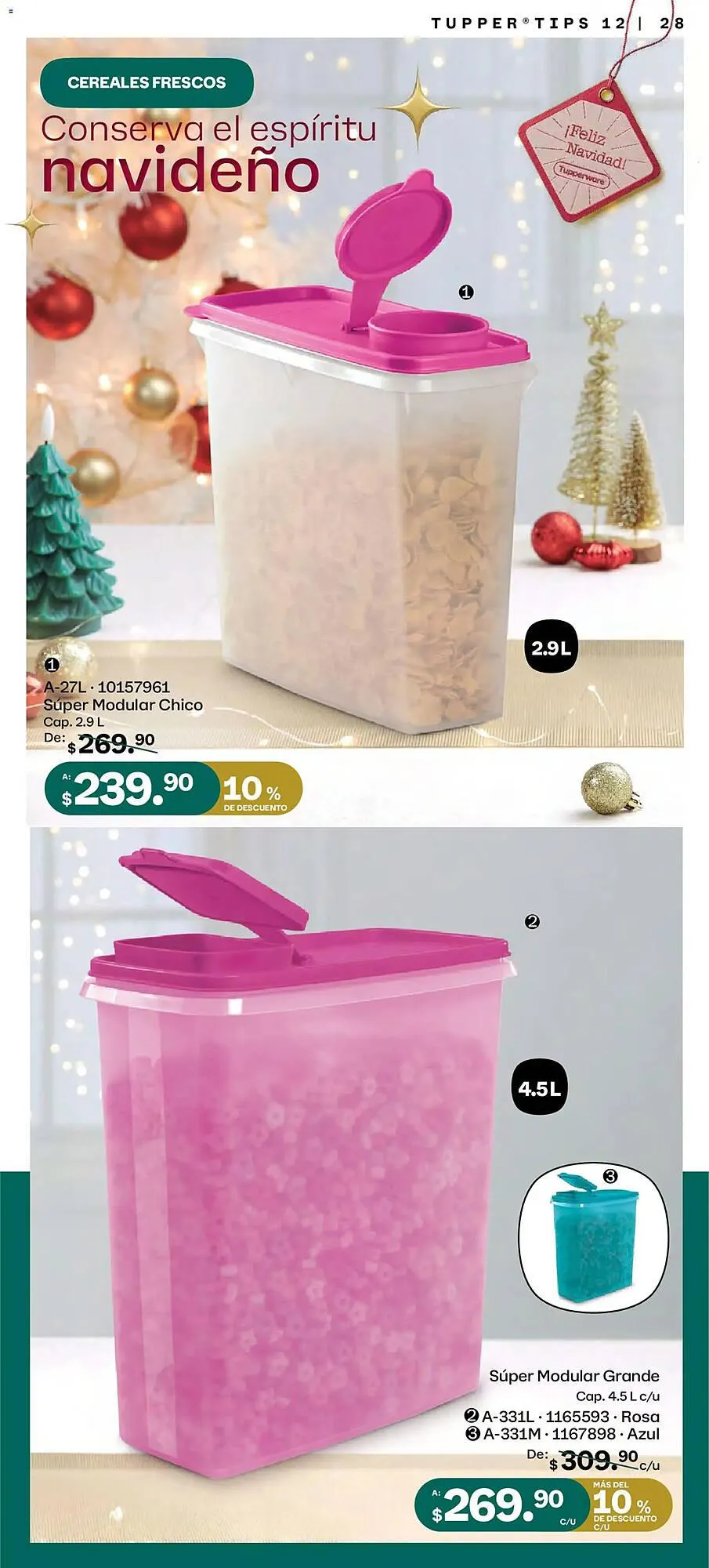 Catálogo de Catálogo Tupperware 3 de noviembre al 1 de diciembre 2025 - Pagina 28