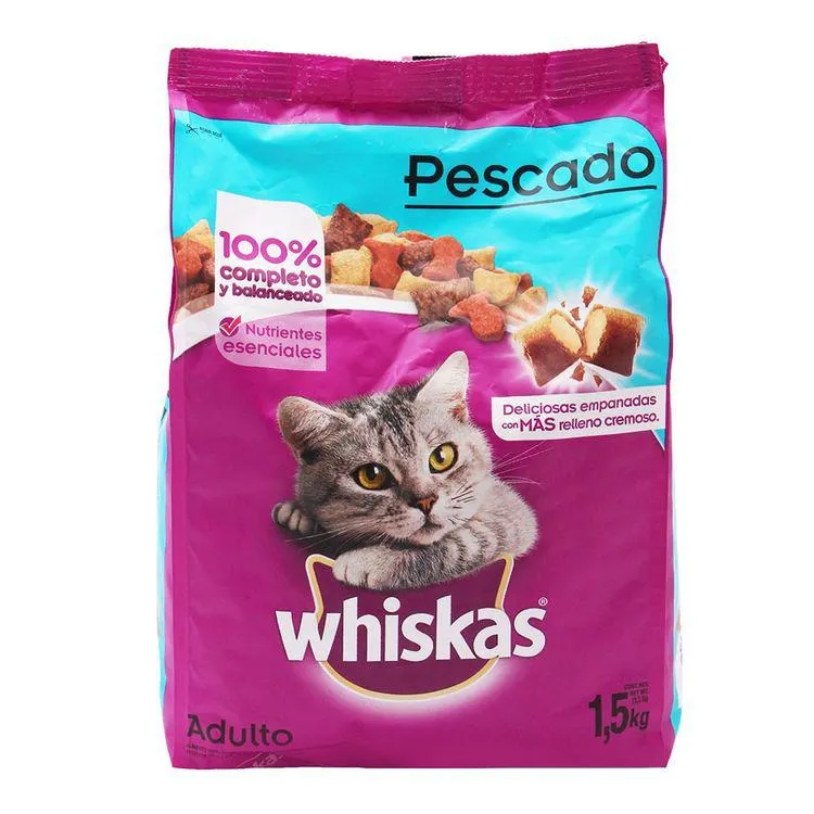 Alimento Whiskas Mariscos 1.5 Kg - Whiskas - 1 pieza