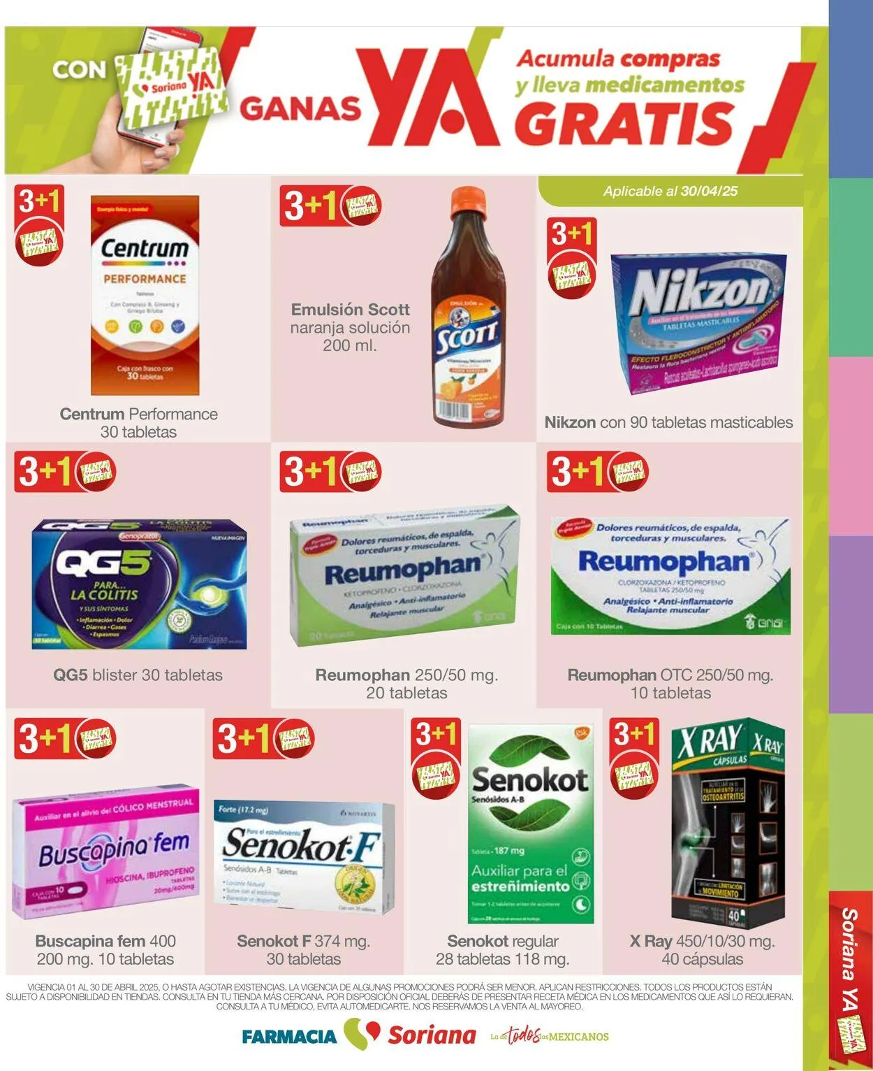 Catálogo de Soriana - Folleto Farmacia Abril Híper Nacional Oferta actual 1 de abril al 30 de abril 2025 - Pagina 23