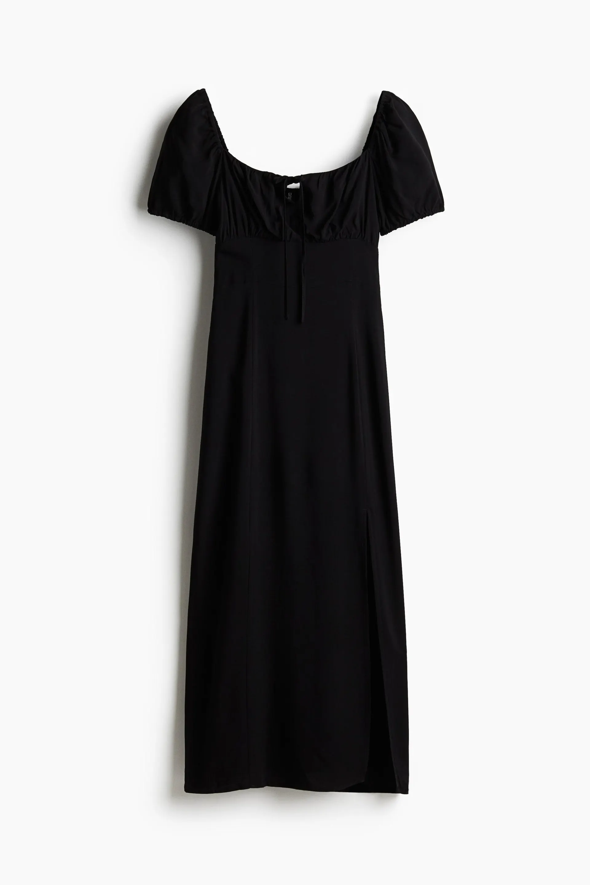 Vestido con mangas abombadas