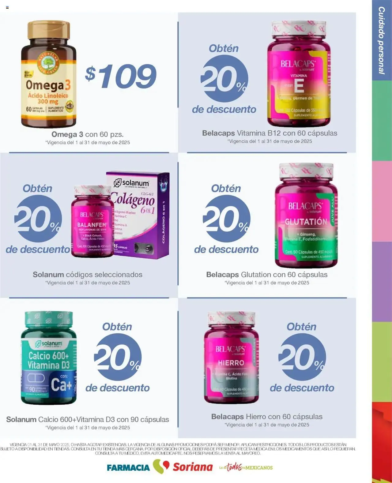 Catálogo de Soriana - Folleto Farmacia Mayo Híper Nacional 1 de mayo al 31 de mayo 2025 - Pagina 2