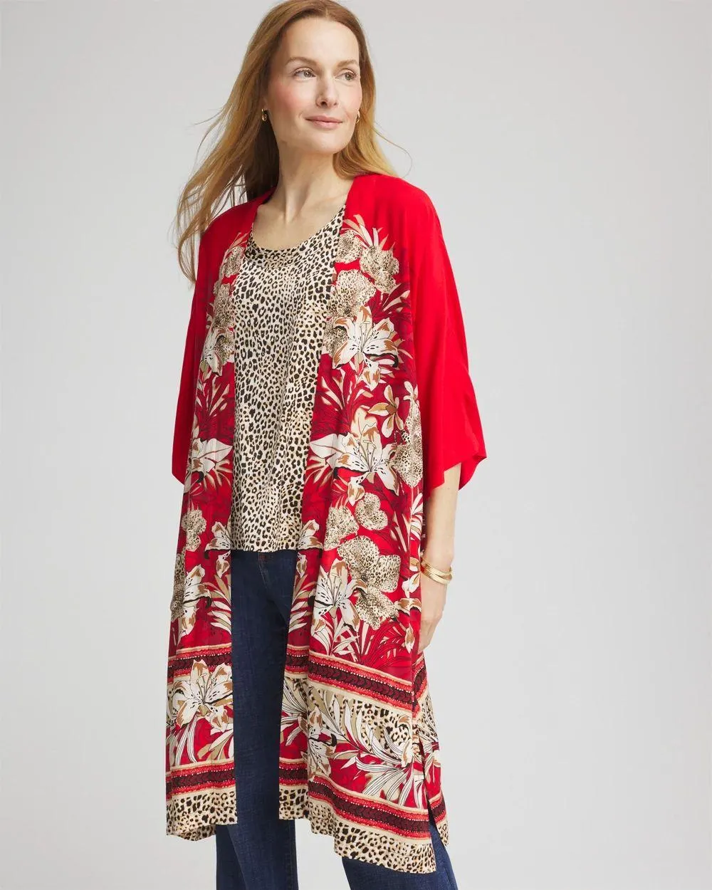 Art Nouveau Long Kimono