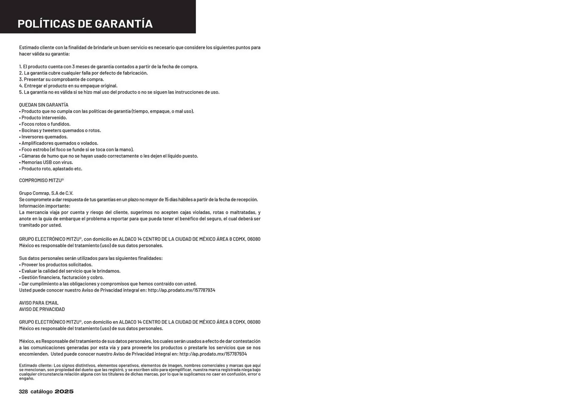Catálogo de Catálogo Mitzu 14 de enero al 31 de diciembre 2025 - Pagina 166