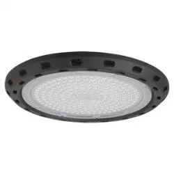 Tecnolite Lámpara UFO LED Colgante de Campana Regor II, Exteriores, Luz de Día, 150W, 15.000 Lúmenes, Negro, para Iluminación Industrial