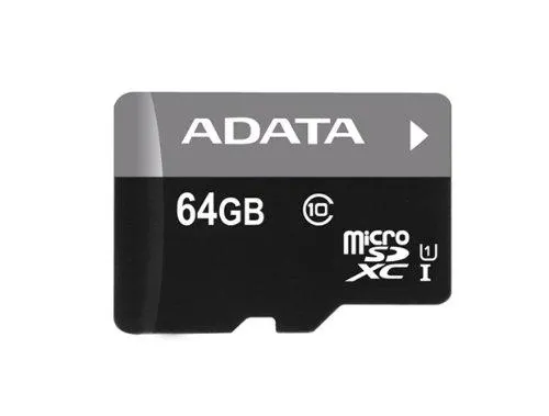 Memoria Micro Sdhc Adata 64 Gb C/Adaptador Cl10 (Ausdx64Guicl10-Ra1)