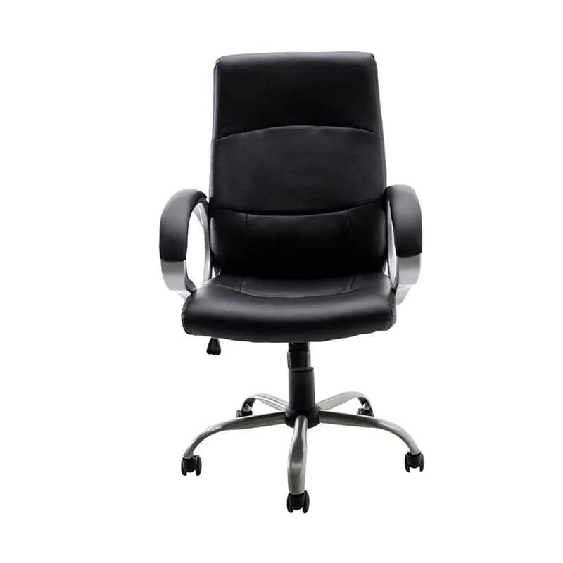 Sillon Ejecutivo Respaldo Alto Piel/Vinil Negro Velsa Gcseje1110