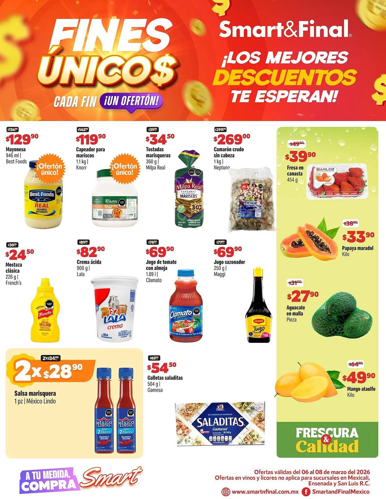 Catálogo de Catálogo Smart & Final 6 de marzo al 8 de marzo 2026 - Pagina 1